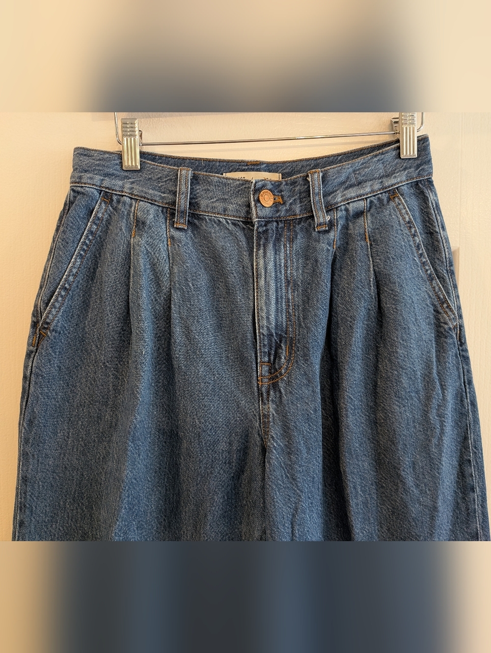 Madewell The Harlow Wide Leg Jean in Fairson Wash Size 26 Baggy Straight Denim - Picture 4 of 16